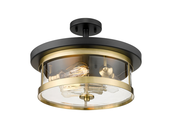 Bethel International YS22137-3SF-BGD Ceiling Light - Gold & Black