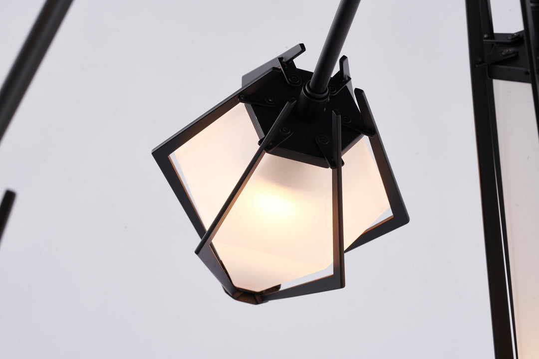 Bethel International GA43C35B Chandelier Light - Black