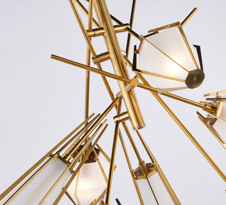 Bethel International GA43C35G Chandelier Light - Gold