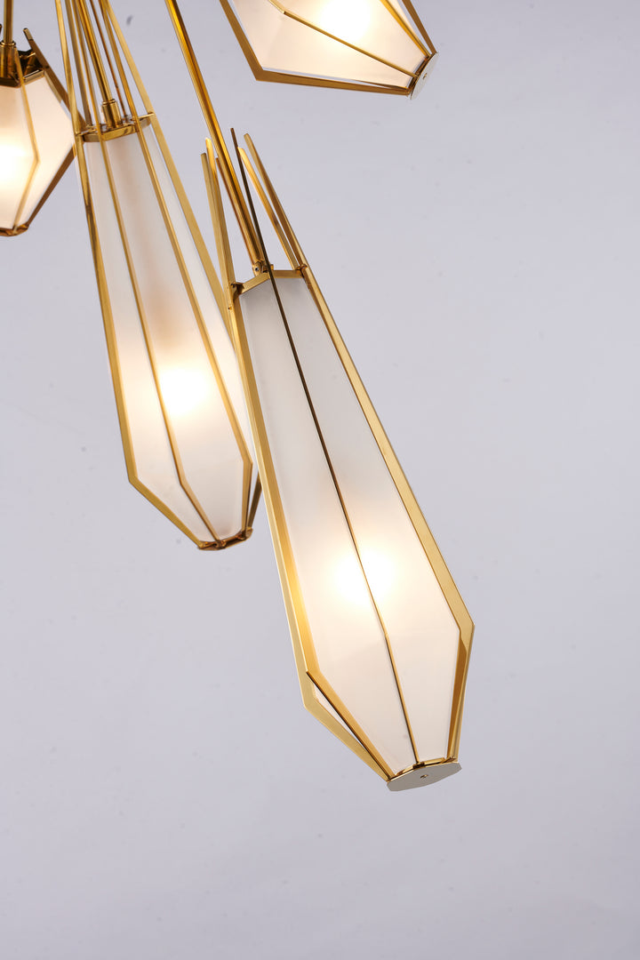Bethel International GA43C35G Chandelier Light - Gold