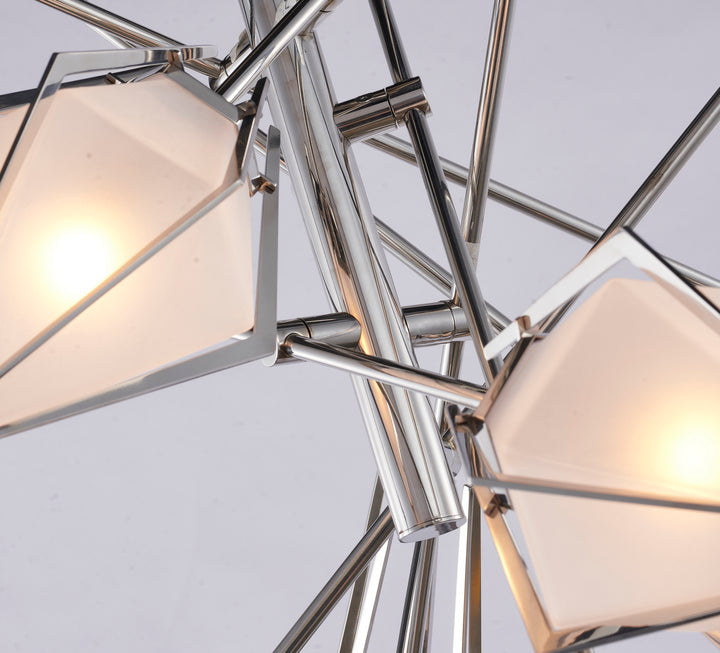 Bethel International GA43C35N Chandelier Light - Polished Nickel