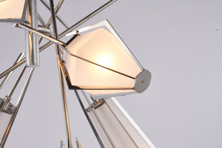Bethel International GA43C35N Chandelier Light - Polished Nickel