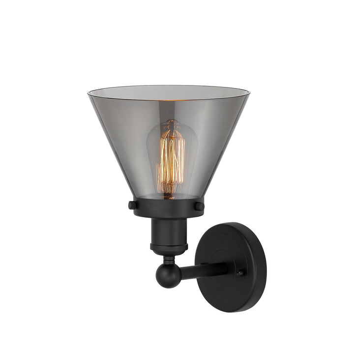 Innovations Edison 616-1W-BK-G43 Wall Sconce Light - Matte Black