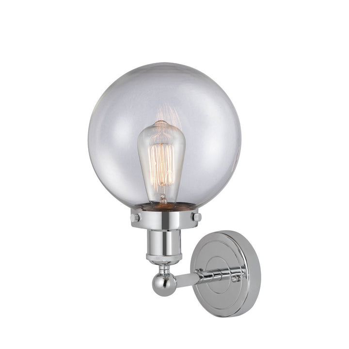 Innovations Edison 616-1W-PC-G202-8 Wall Sconce Light - Polished Chrome