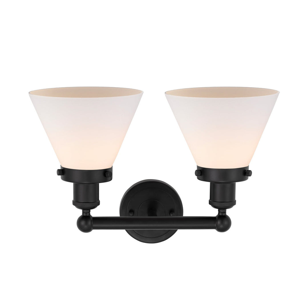 Innovations Edison 616-2W-BK-G41 Bath Vanity Light 17 in. wide - Matte Black