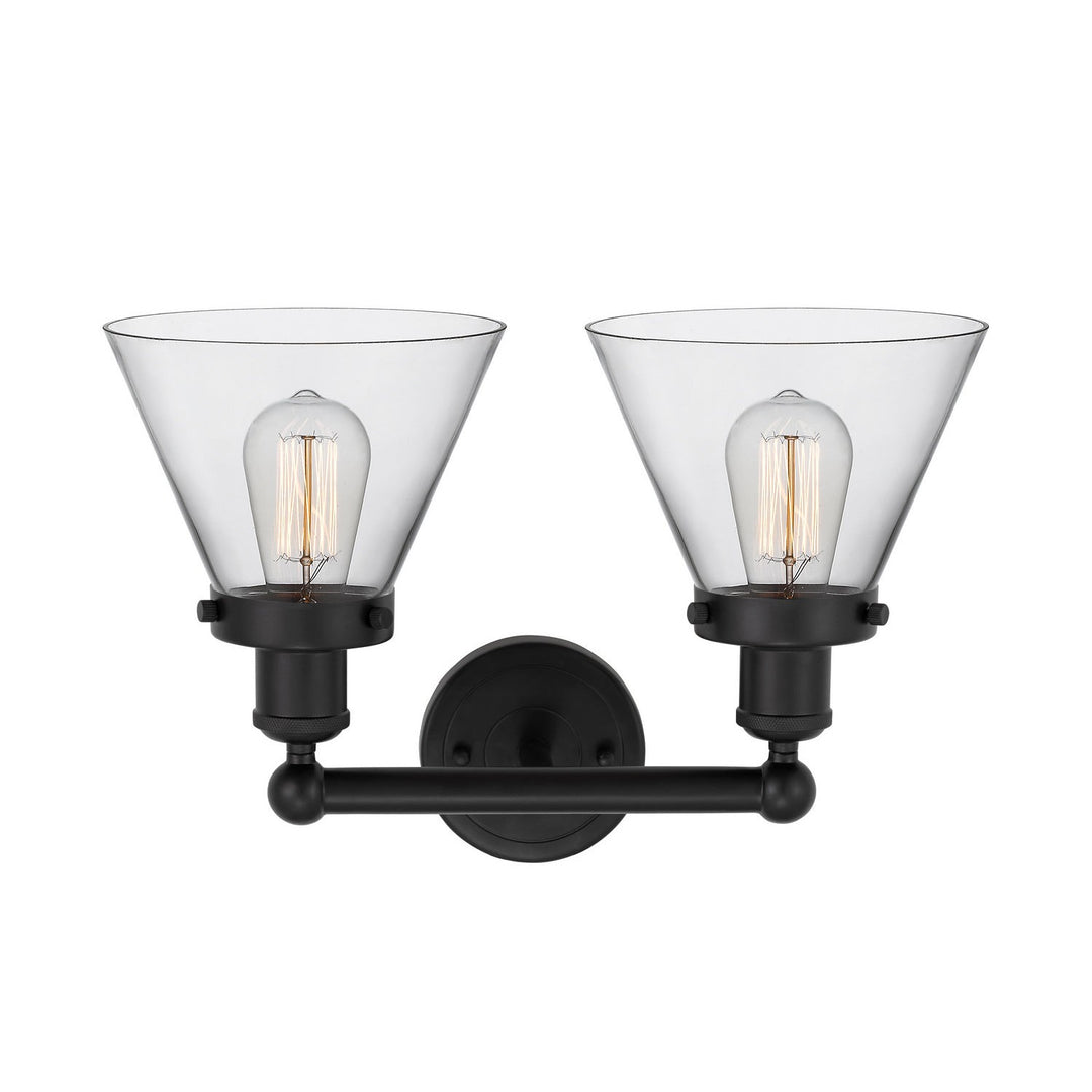 Innovations Edison 616-2W-BK-G42 Bath Vanity Light 17 in. wide - Matte Black