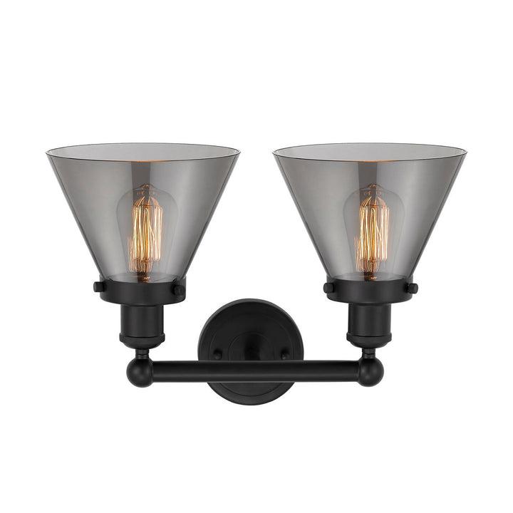 Innovations Edison 616-2W-BK-G43 Bath Vanity Light 16 in. wide - Matte Black