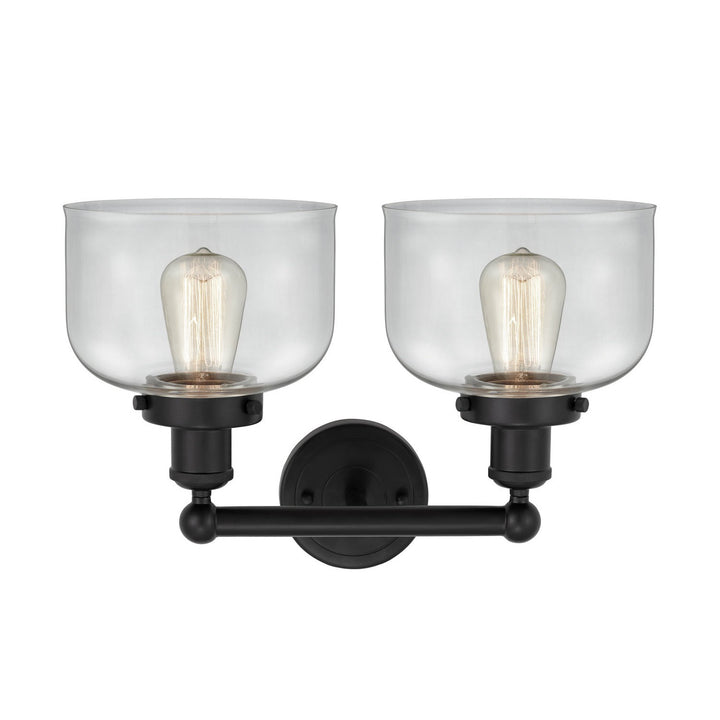 Innovations Edison 616-2W-BK-G72 Bath Vanity Light 16 in. wide - Matte Black