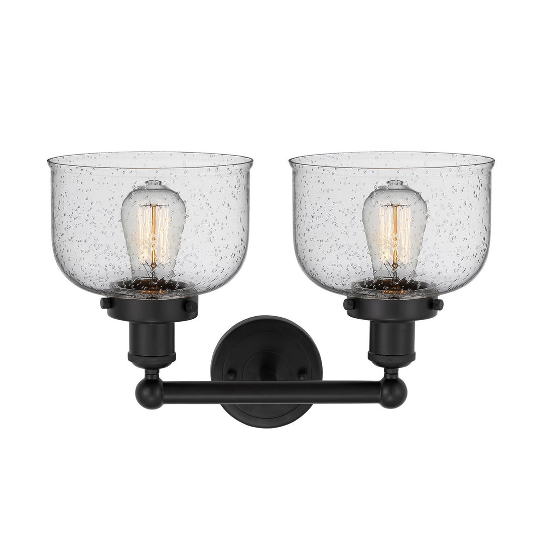 Innovations Edison 616-2W-BK-G74 Bath Vanity Light 16 in. wide - Matte Black