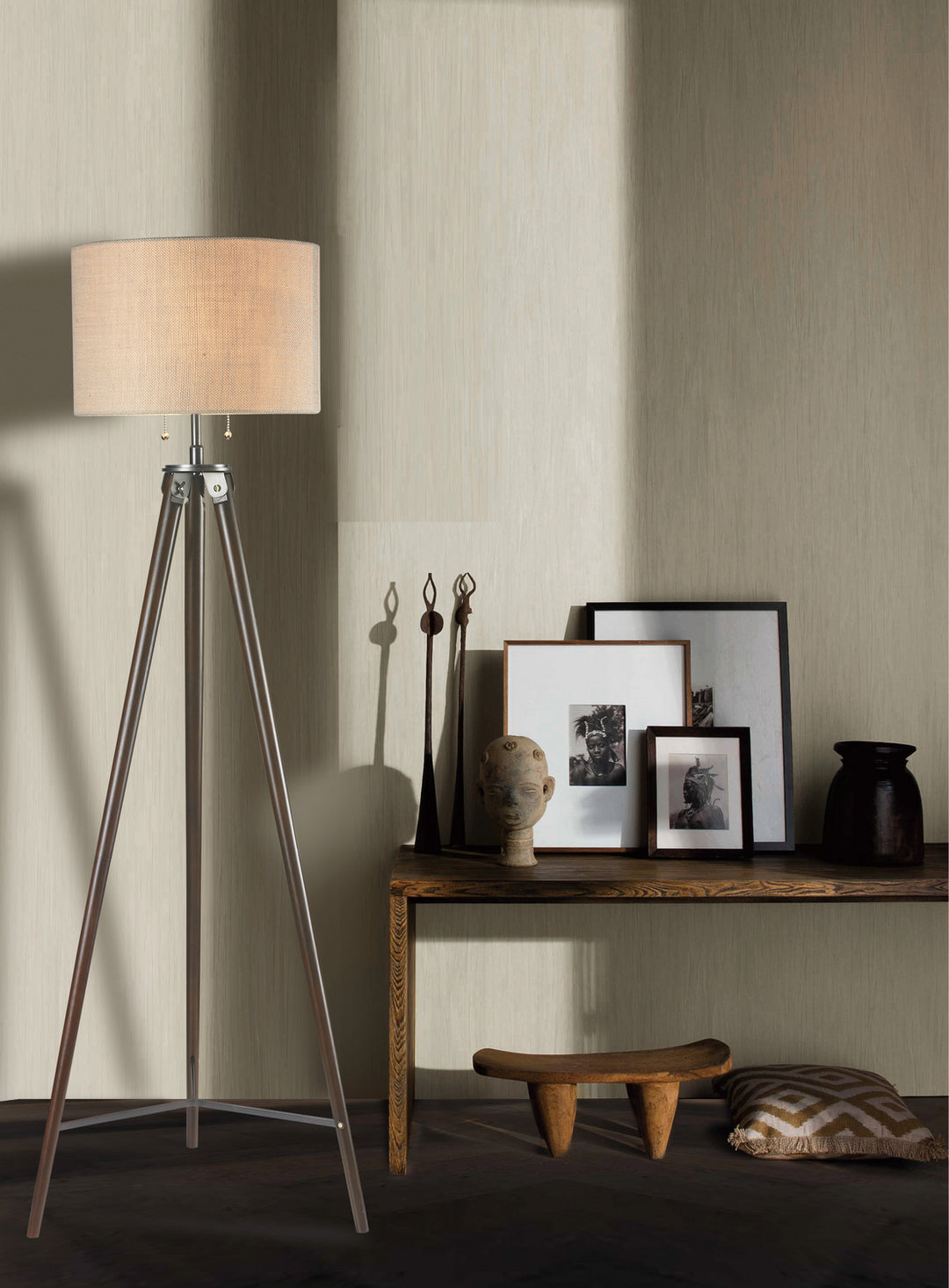 Luce Lumen Lighting LL1063  Two Light Floor Lamp Lamp Bronze / Dark