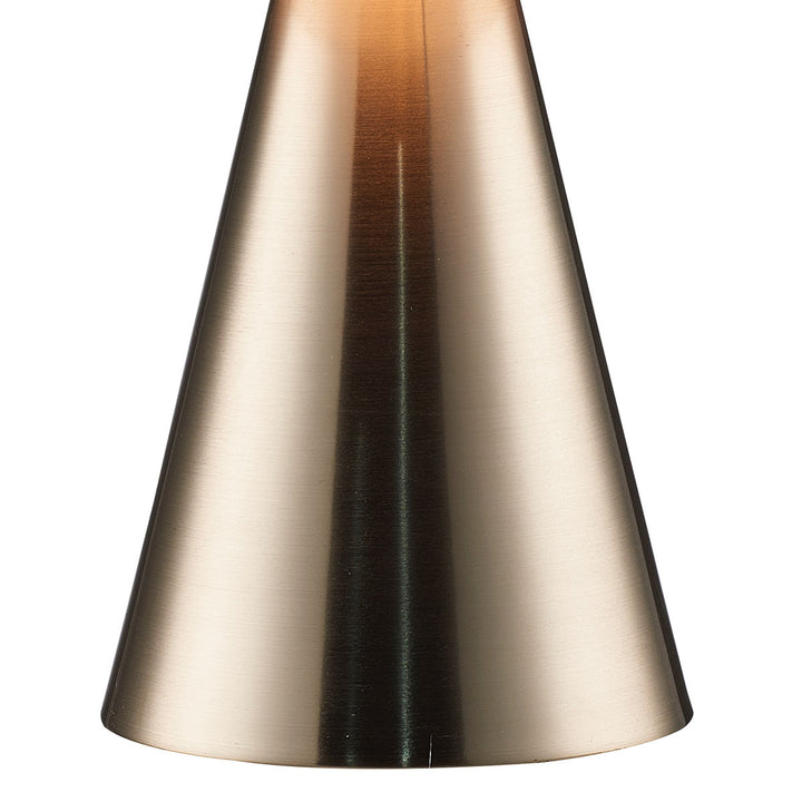 Luce Lumen Lighting LL1421  One Light Table Lamp Lamp Pewter, Nickel, Silver