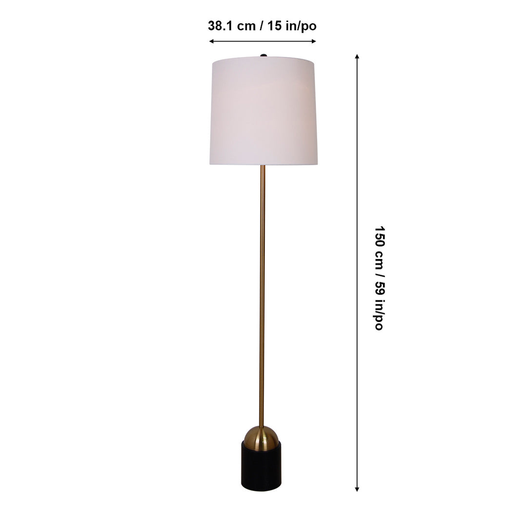 Luce Lumen Lighting LL2036  One Light Floor Lamp Lamp Two-Tone