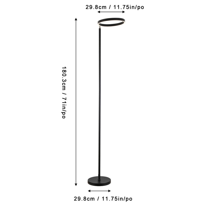 Luce Lumen Lighting LL2070  Led Floor Lamp Lamp Black