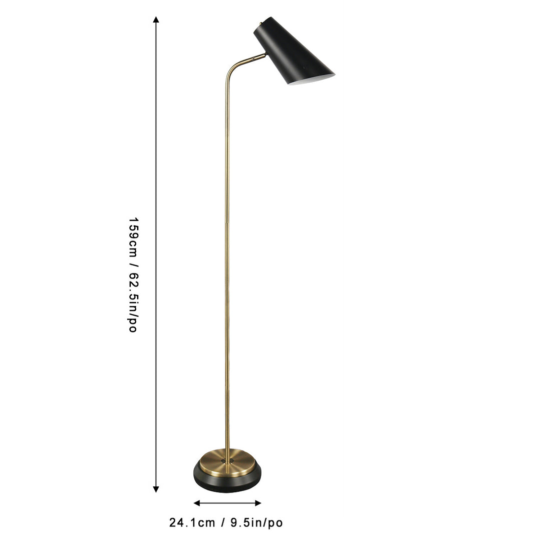 Luce Lumen Lighting LL2165  One Light Floor Lamp Lamp Two-Tone