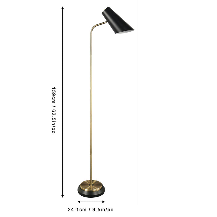 Luce Lumen Lighting LL2165  One Light Floor Lamp Lamp Two-Tone