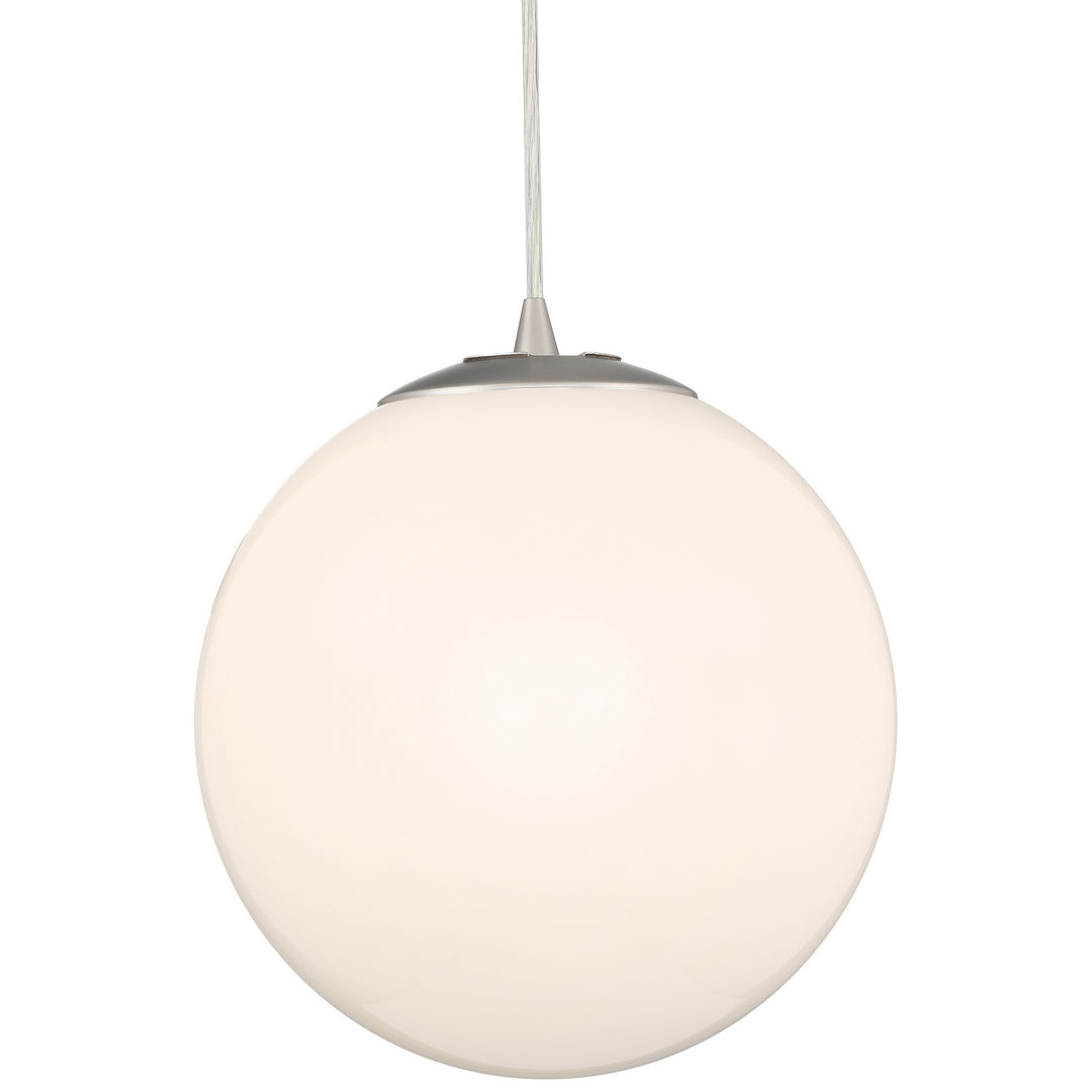 Access Pearl 23941-BS/OPL Pendant Light - Brushed Steel