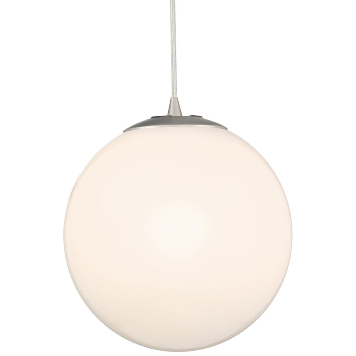 Access Pearl 23941-BS/OPL Pendant Light - Brushed Steel