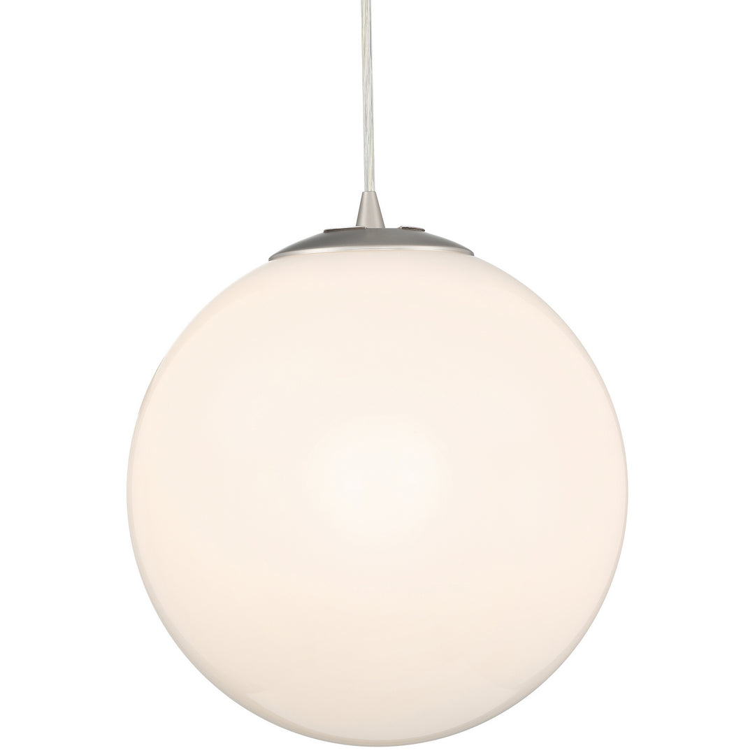 Access Pearl 23944-BS/OPL Pendant Light - Brushed Steel