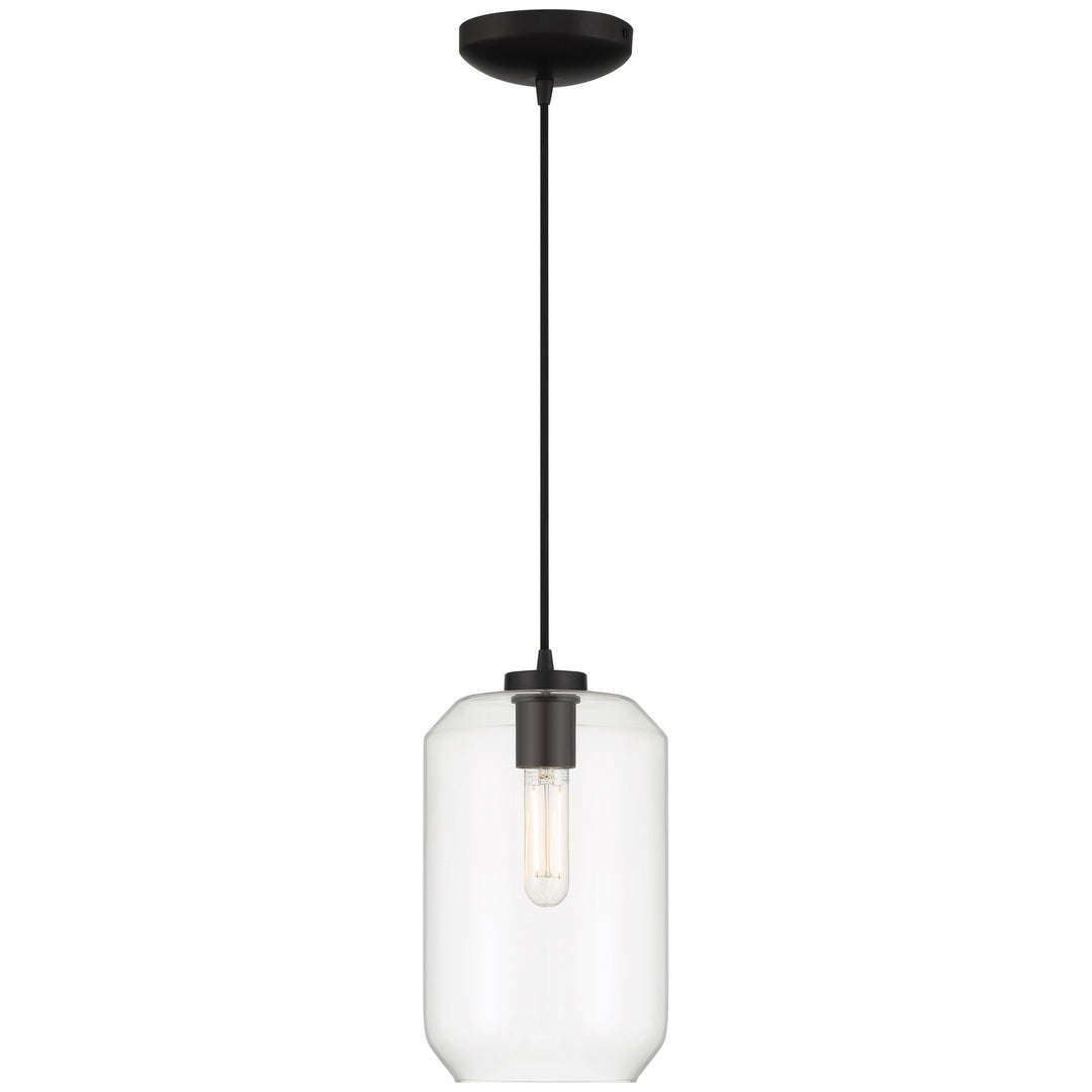 Access Clarity 29010LEDDLP-BL/CLR Pendant Light - Black