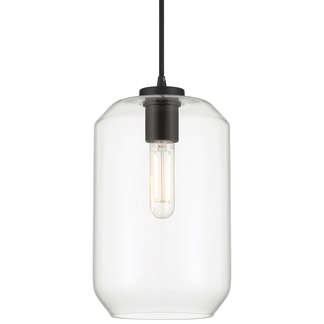 Access Clarity 29010LEDDLP-BL/CLR Pendant Light - Black