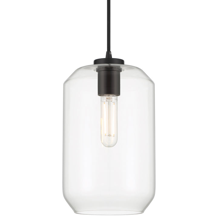 Access Clarity 29010LEDDLP-BL/CLR Pendant Light - Black