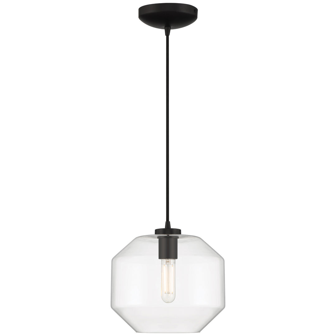 Access Clarity 29011LEDDLP-BL/CLR Pendant Light - Black