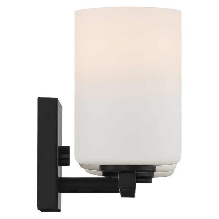 Access Sienna 62623LEDDLP-MBL/OPL Bath Vanity Light 21 in. wide - Matte Black