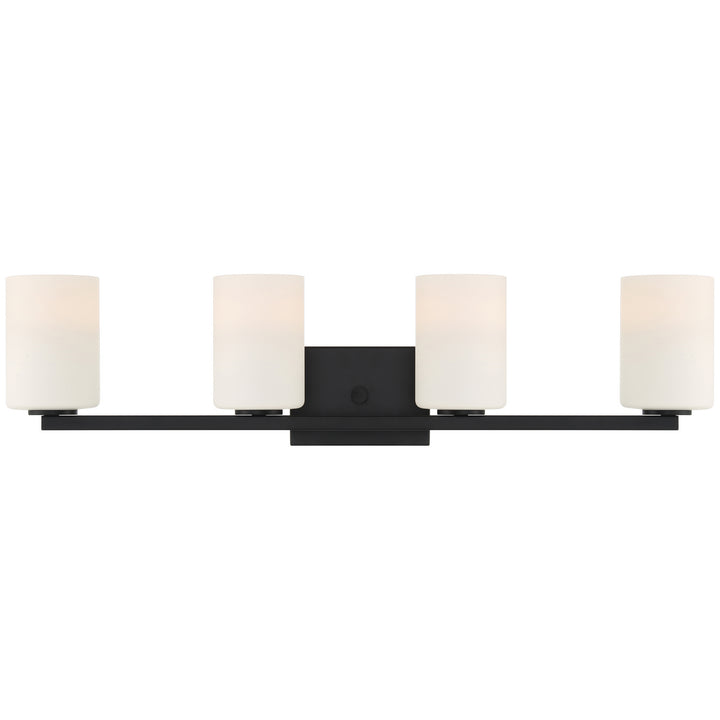 Access Sienna 62624LEDDLP-MBL/OPL Bath Vanity Light 30 in. wide - Matte Black