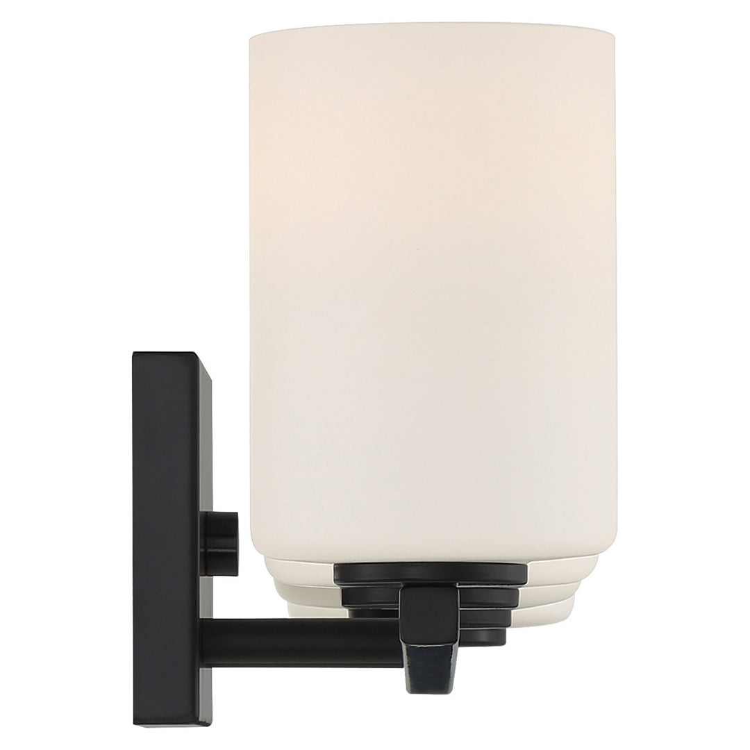 Access Sienna 62624LEDDLP-MBL/OPL Bath Vanity Light 30 in. wide - Matte Black