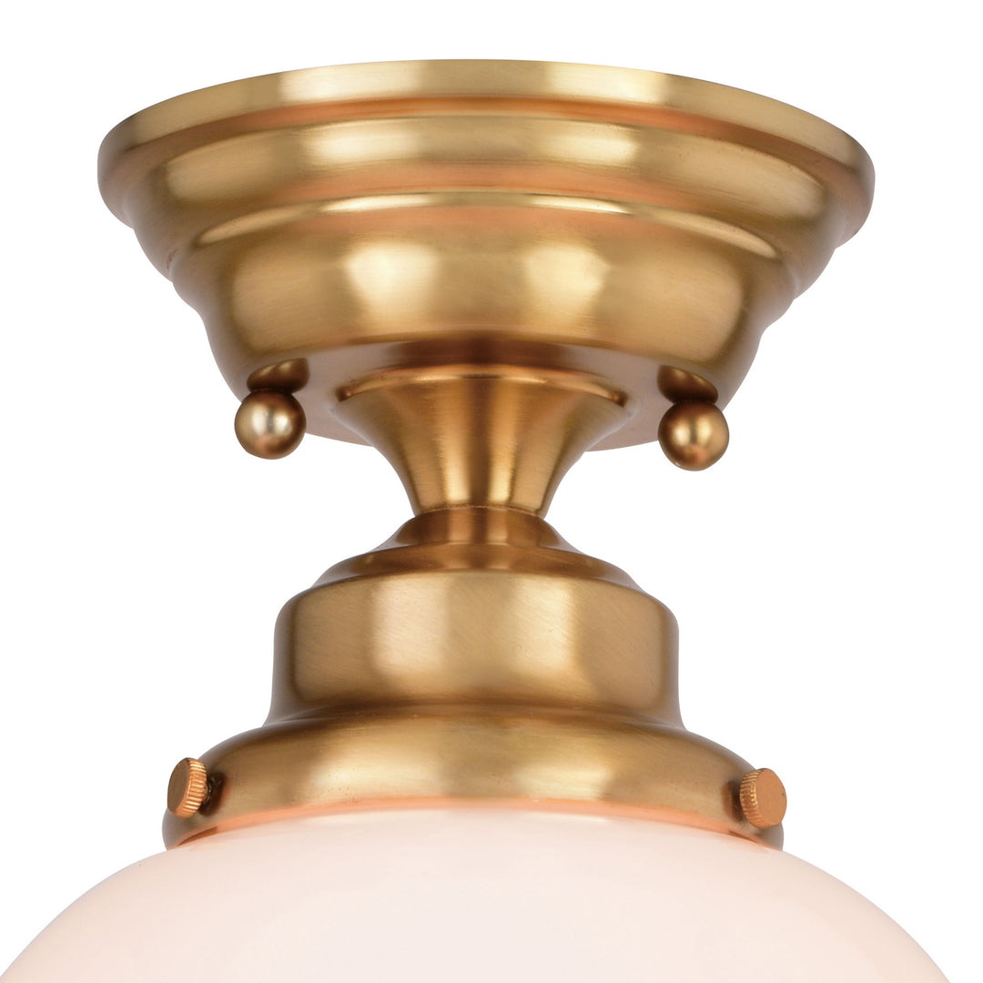 Vaxcel Huntley C0261 Ceiling Light - Natural Brass