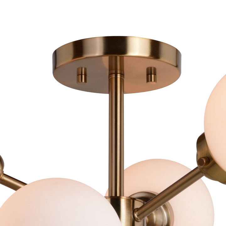 Vaxcel Orbit C0267 Ceiling Light - Muted Brass