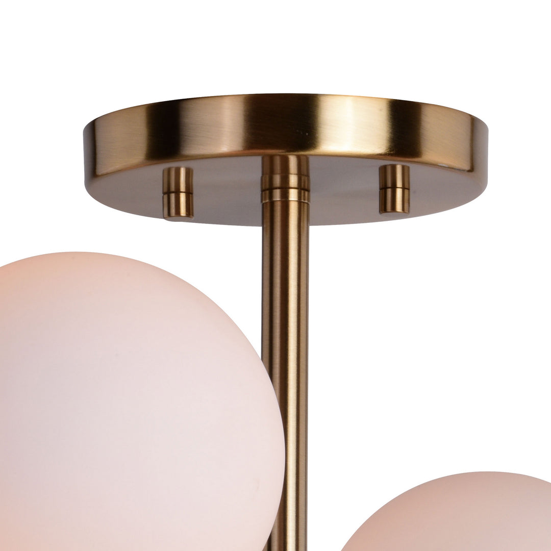 Vaxcel Orbit C0268 Ceiling Light - Muted Brass