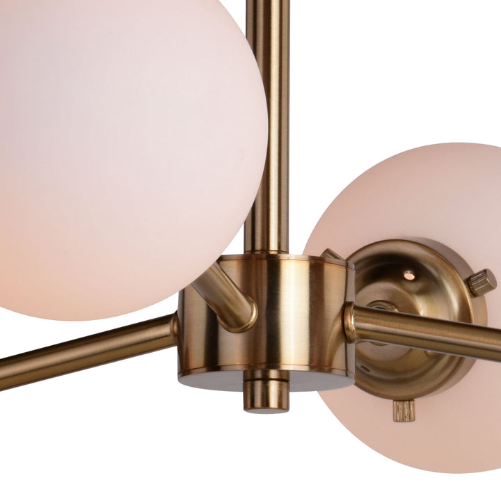 Vaxcel Orbit C0268 Ceiling Light - Muted Brass