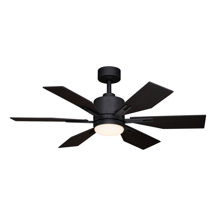 Vaxcel Mayfield F0104 Ceiling Fan - Charcoal Black, Oak-Black Walnut/