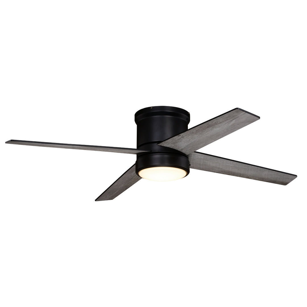 Vaxcel Erie F0106 Ceiling Fan - Black, Black-Weathered Gray/