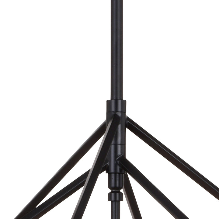 Vaxcel Rad P0372 Pendant Light - Black and Natural Brass