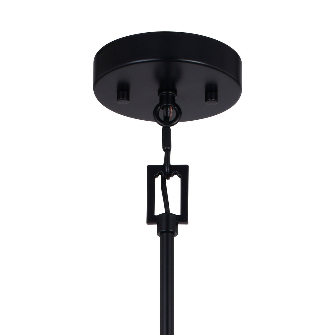 Vaxcel Canton P0379 Pendant Light - Black and Matte White