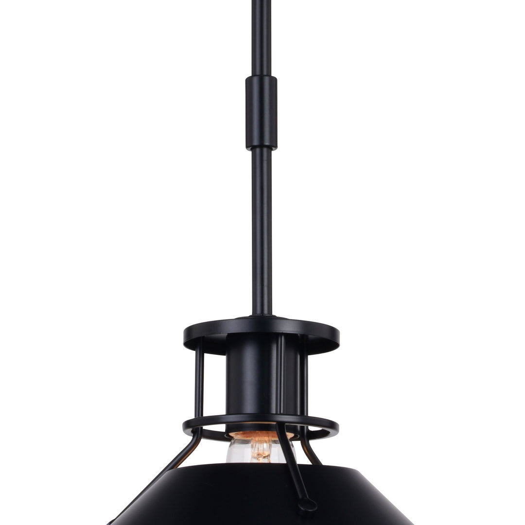 Vaxcel Canton P0379 Pendant Light - Black and Matte White