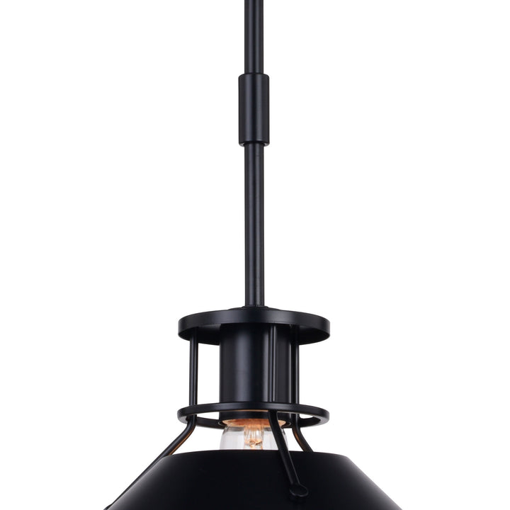 Vaxcel Canton P0379 Pendant Light - Black and Matte White