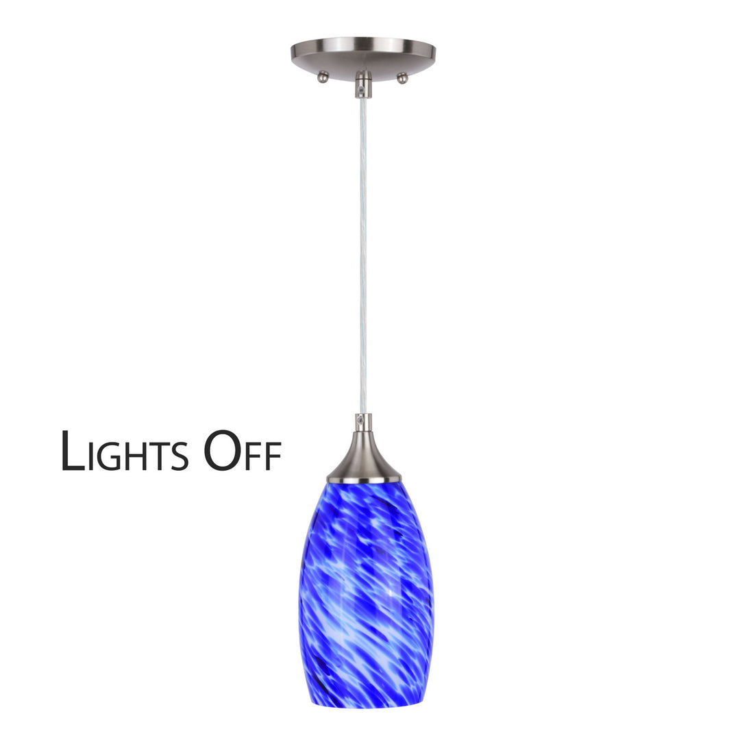 Vaxcel Milano P0383 Pendant Light - Satin Nickel