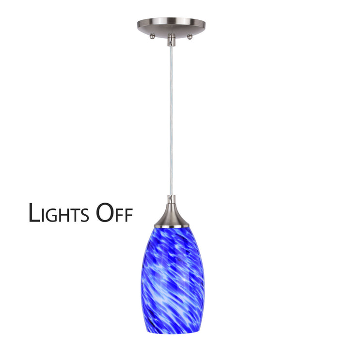 Vaxcel Milano P0383 Pendant Light - Satin Nickel