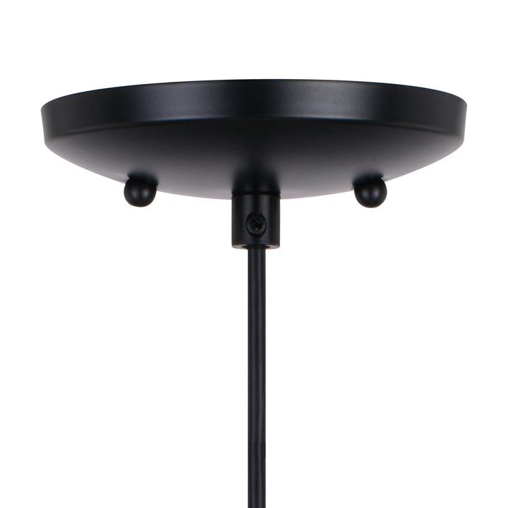 Vaxcel Milano P0386 Pendant Light - Matte Black