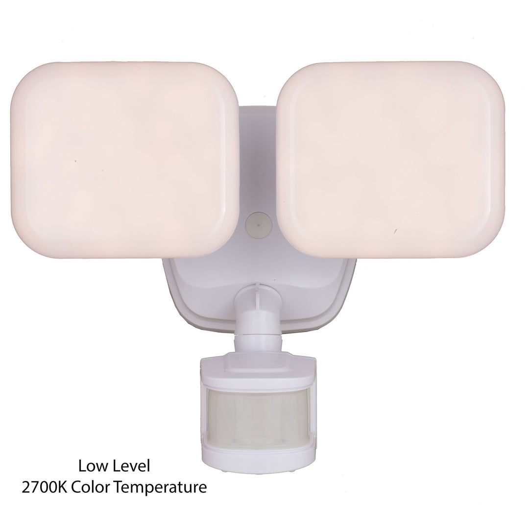 Vaxcel Lighting T0612 Theta Led Outdoor Motion Sensor Flood Light Outdoor White