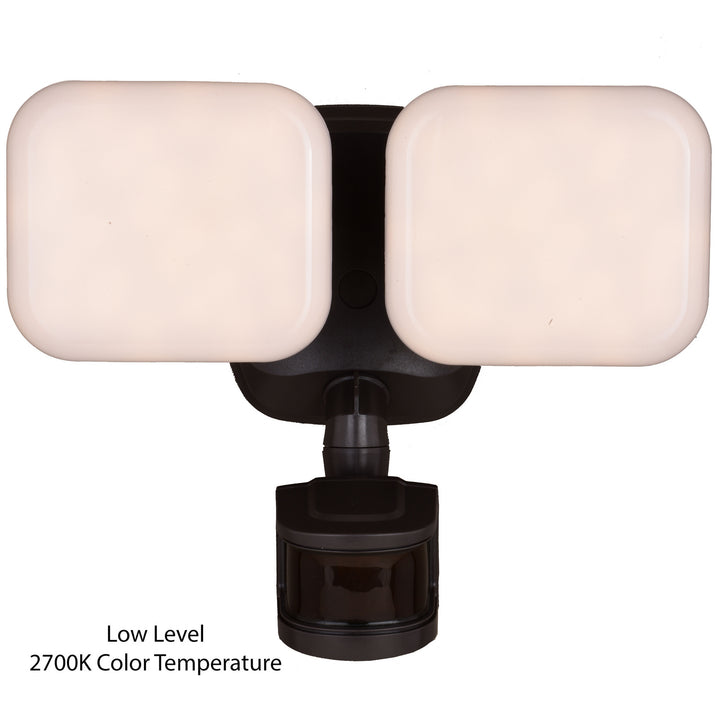 Vaxcel Lighting T0613 Theta Led Outdoor Motion Sensor Flood Light Outdoor Bronze / Dark