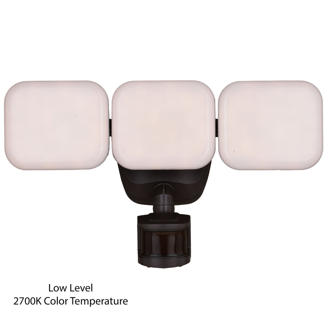 Vaxcel Lighting T0615 Theta Led Outdoor Motion Sensor Flood Light Outdoor Bronze / Dark