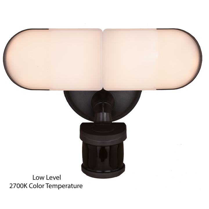 Vaxcel Lighting T0625 Lambda Led Outdoor Motion Sensor Linkable Flood Light Outdoor Black