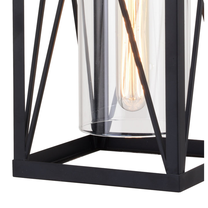 Vaxcel Lighting T0635 Evanston One Light Outdoor Wal Mount Outdoor Black