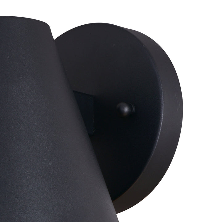 Vaxcel Lighting T0638 Smith One Light Outdoor Wal Mount Outdoor Black