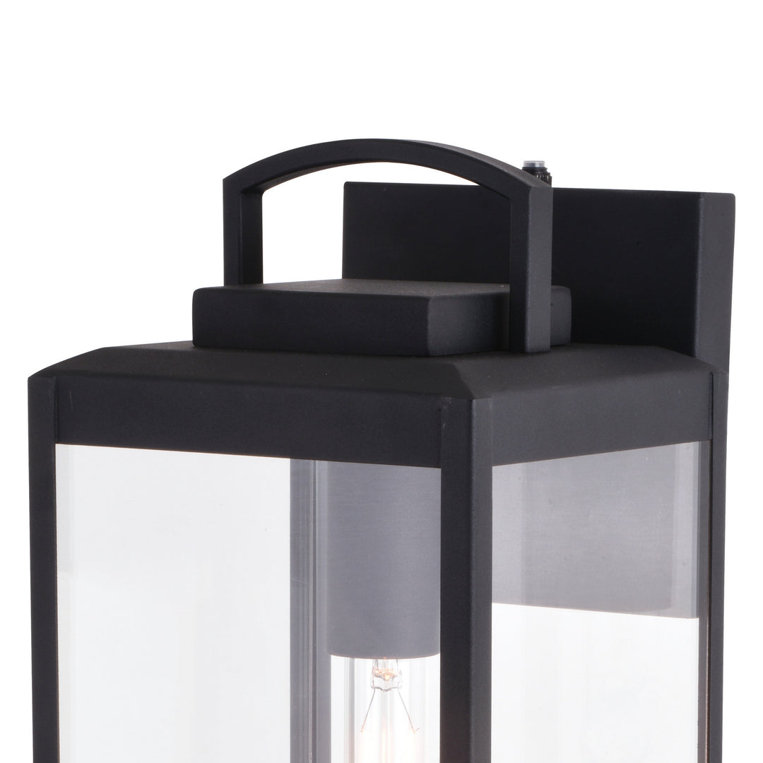 Vaxcel Lighting T0645 Kinzie One Light Outdoor Wal Mount Outdoor Black
