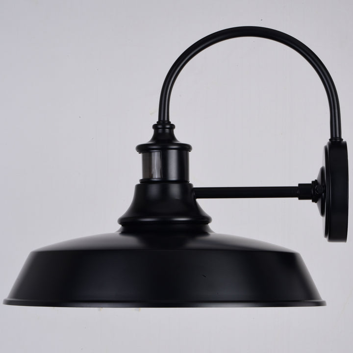 Vaxcel Lighting T0648 Dorado One Light Outdoor Motion Sensor Wall Mount Outdoor Black